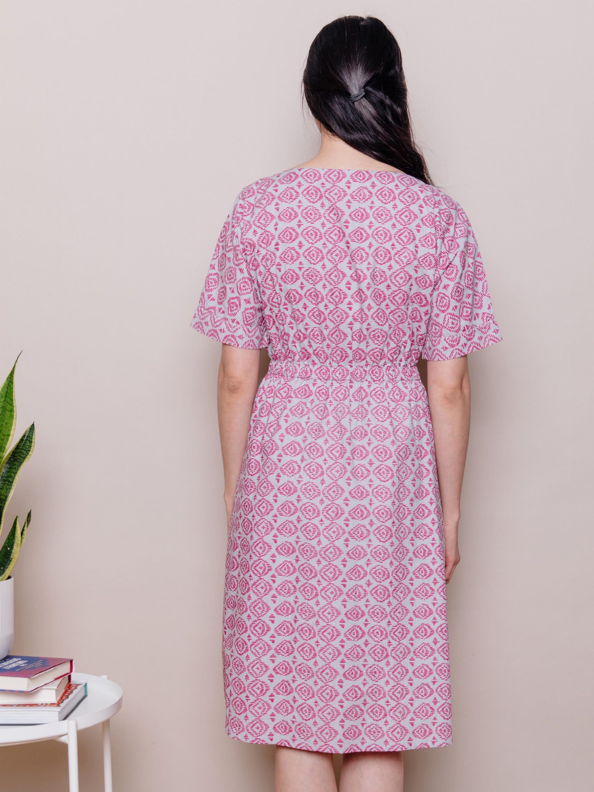 Roo Elastic Waist Dress - Pink Diamond - Image 5