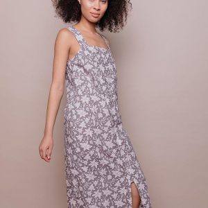 Della Dress - Grey Floral - Image 1