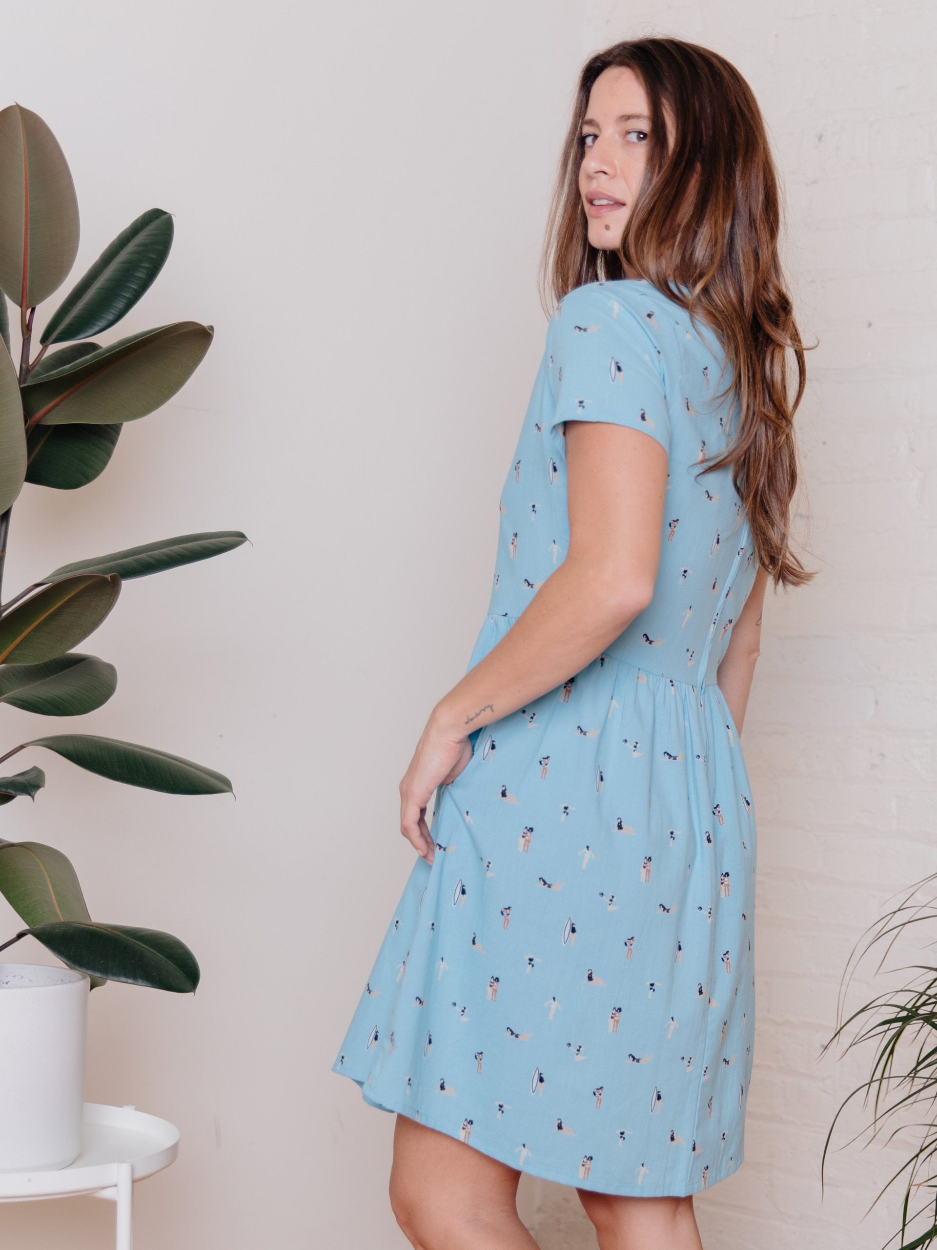 Serenade Dress - Blue Swimmers - Image 2