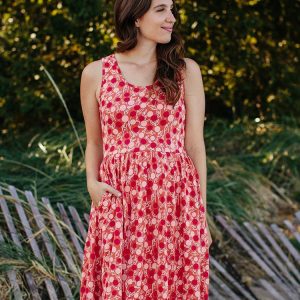 Summer Sonnet Dress - Peach - Image 1