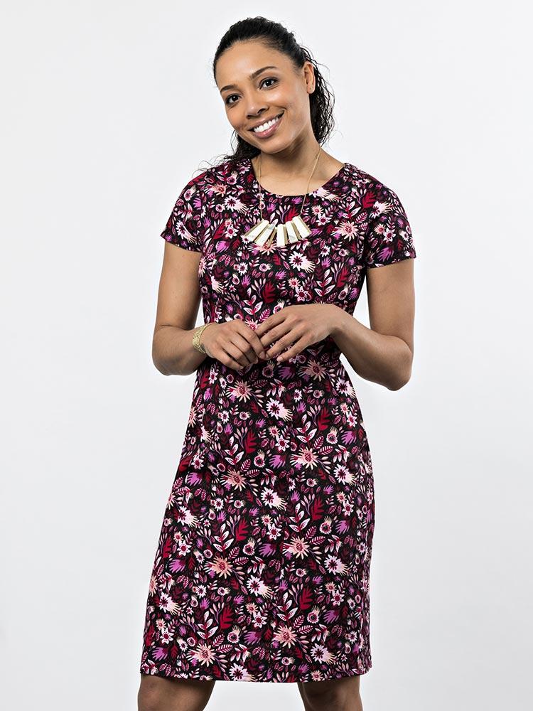 Bella Dress - Fuchsia - Image 1