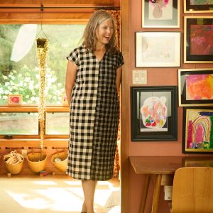 Padma Pocket Dress - Black and White Mix - 图片 5