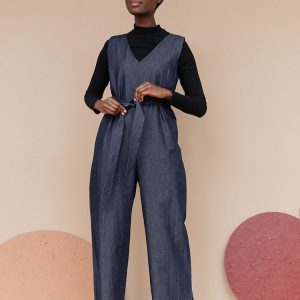 Jaipur Denim Jumpsuit - Blue Denim - Image 1