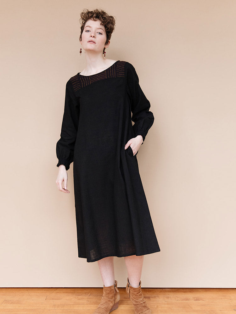 Preeti Dress - Black - 图片 2