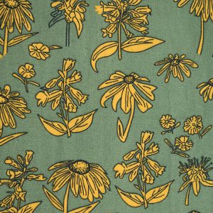 Rachelle Midi Dress - Green Floral - 图片 5