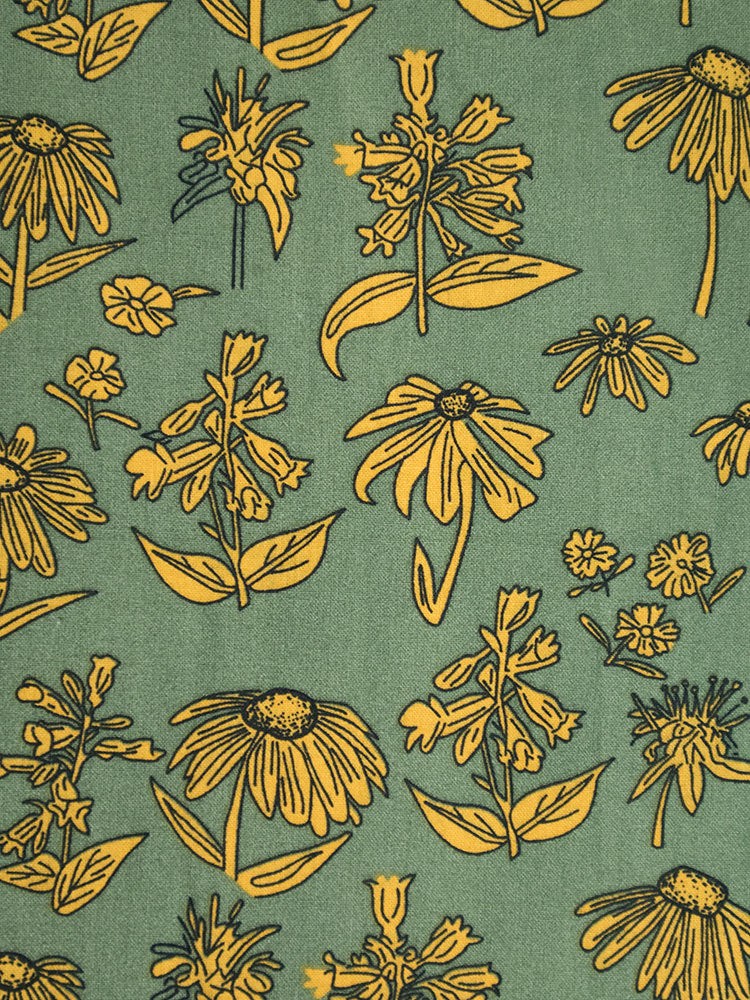 Rachelle Midi Dress - Green Floral - 图片 5