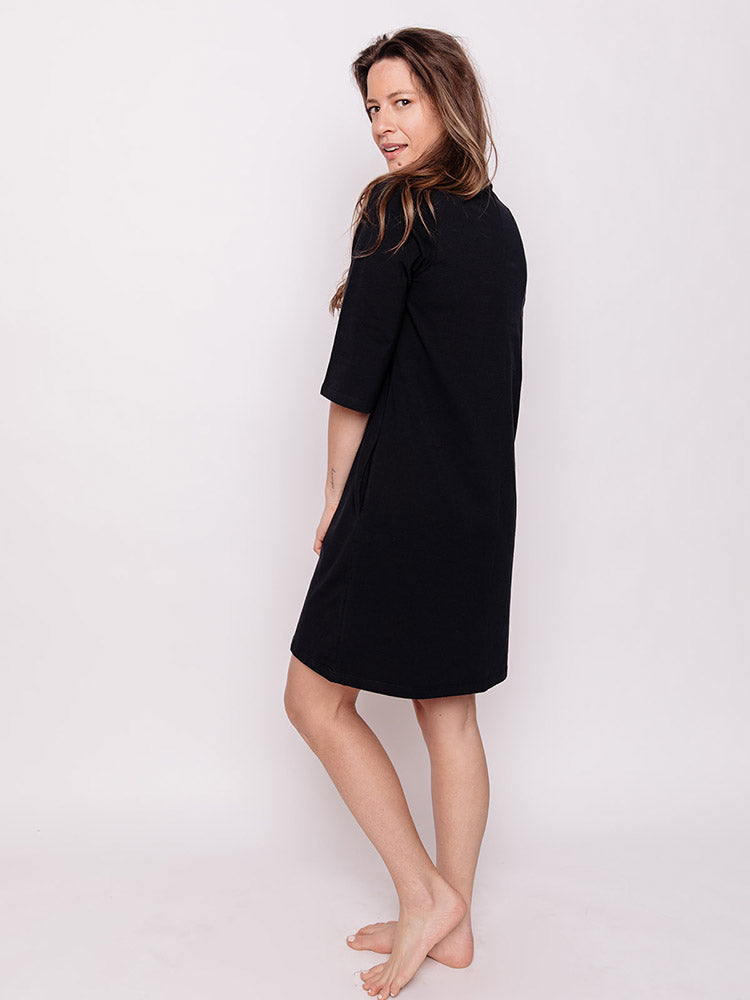 Eve Dress - Black - 图片 3