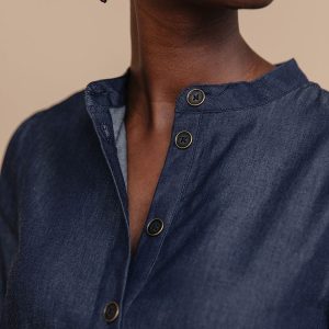 Ranji Dress - Blue Denim - 图片 4