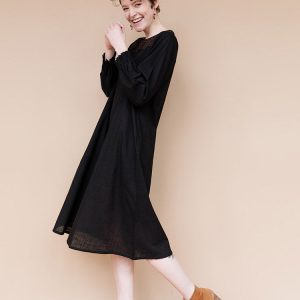 Preeti Dress - Black - 图片 1