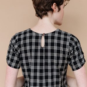 Kavita Dress - Black Plaid - Image 3