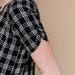 Kavita Dress - Black Plaid - Image 2