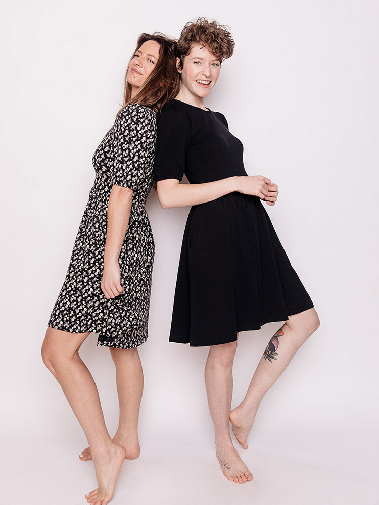 Inez Bubble Sleeve Dress - Frost - Image 2