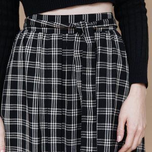 Laci Skirt - Black Plaid - Image 3