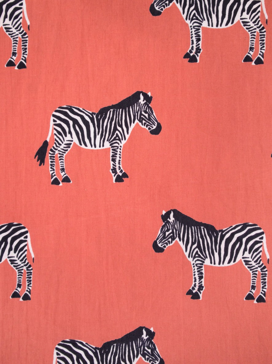 Adelaide Tiered Mini Dress - Zebra Bright Berry - Image 4