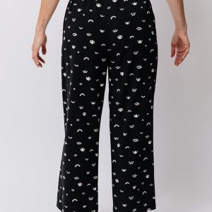 Fae Wide Leg Pant - Onyx Eyes - 图片 3