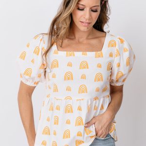 Nico Babydoll Top - Sunny Stripes - Image 3