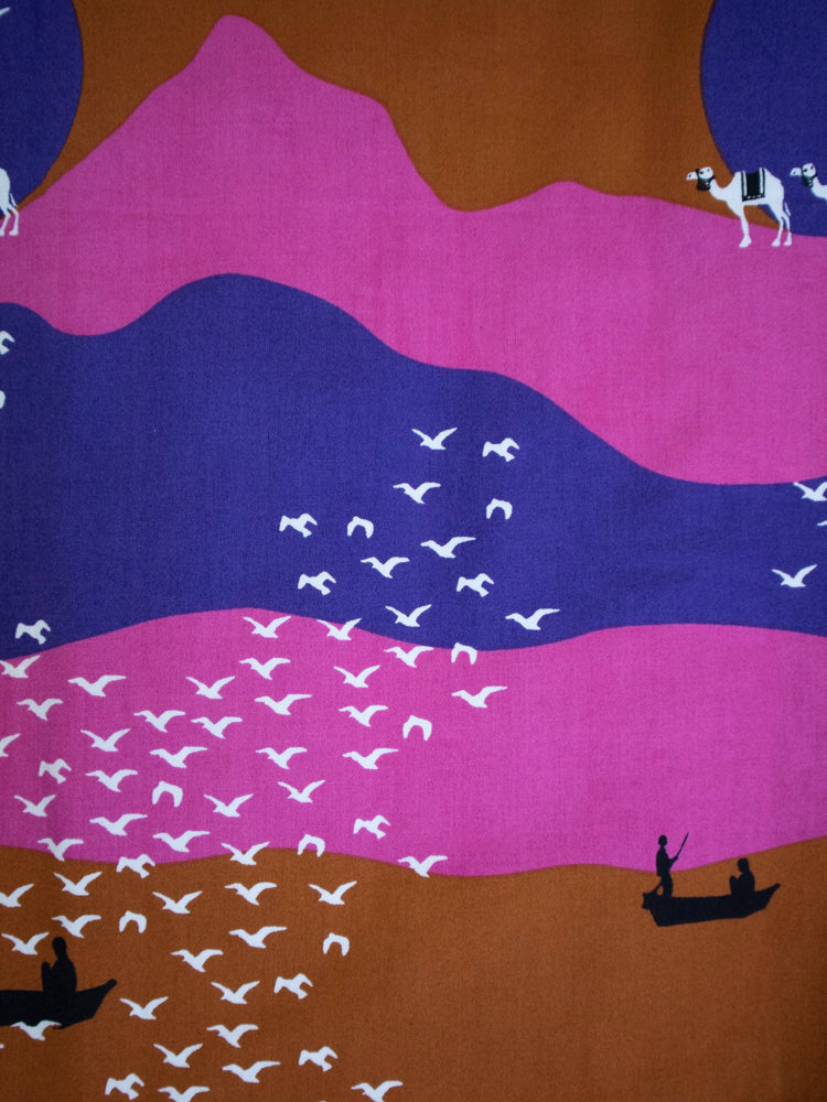 Aditi Wrap Dress - Sunset Spice Plum - Image 5