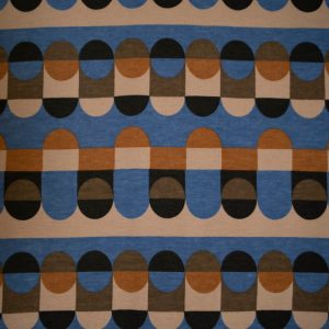 Eve Dress - Circle Stripe Blue - Image 7