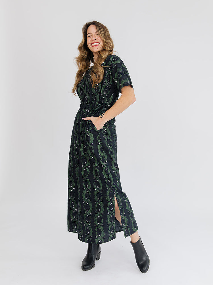 Aimee Maxi Dress - Vine Twist Forest - Image 3