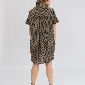 Chennai Mini Dress - Blue Check - Image 3