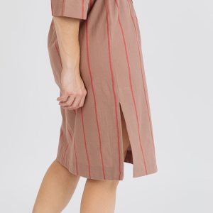 Lori Dress - Cocoa Stripe - Image 6