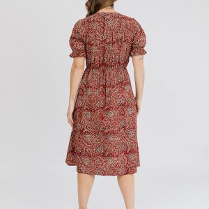 Santo Dress - Red - Image 3