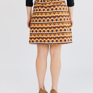 Val Mini Skirt - Circle Stripe Desert - Image 3
