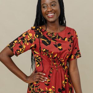 Artsy Traveler Midi Dress - Eucalyptus Spice - Image 2