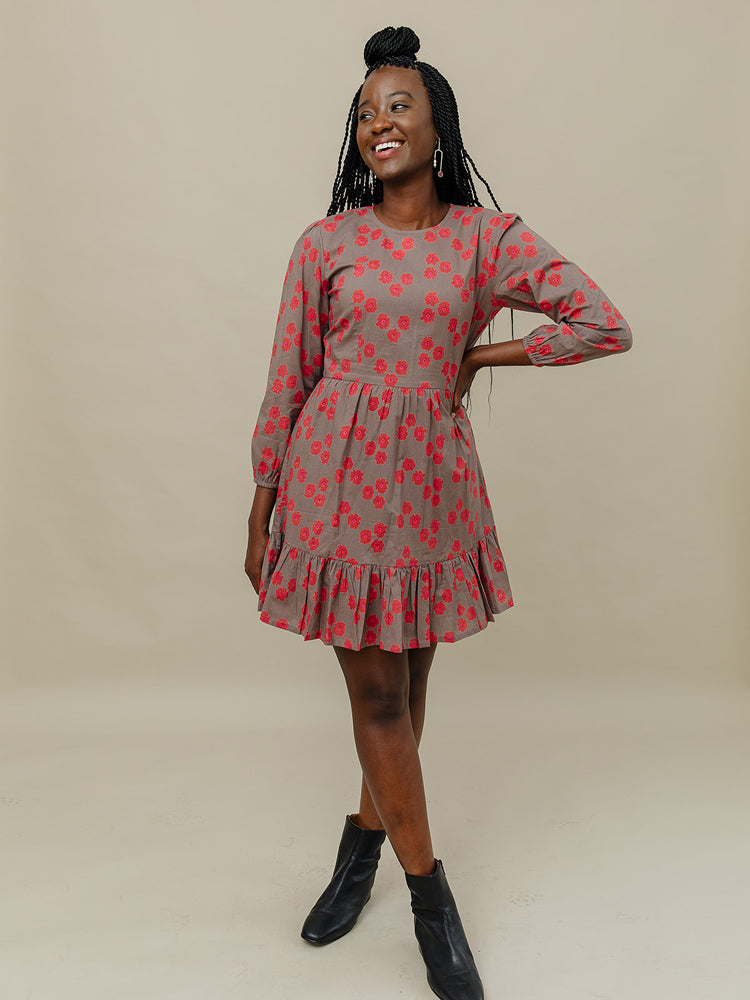 Erin Mini Dress - Fuchsia Floral - 图片 5