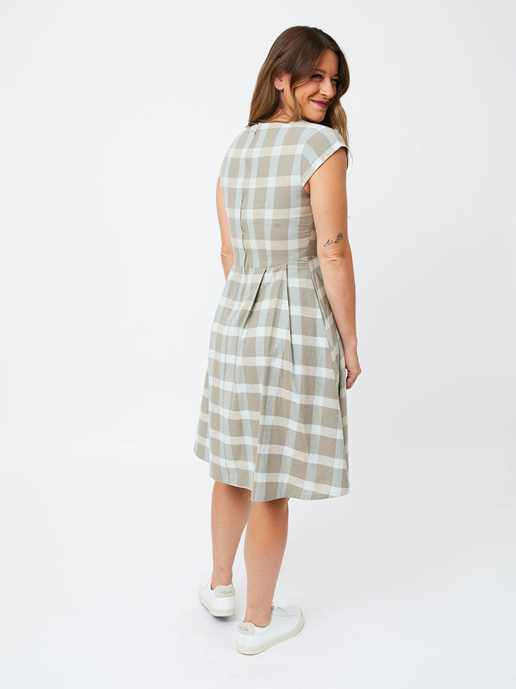 Devonshire Dress - Sterling Plaid - 图片 6