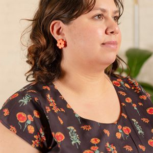 Artsy Traveler Plus Size Dress - Botanical Dusk - Image 5