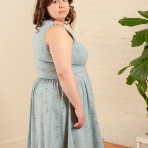 Asheville Plus Size Dress - Badminton Slate - Image 6