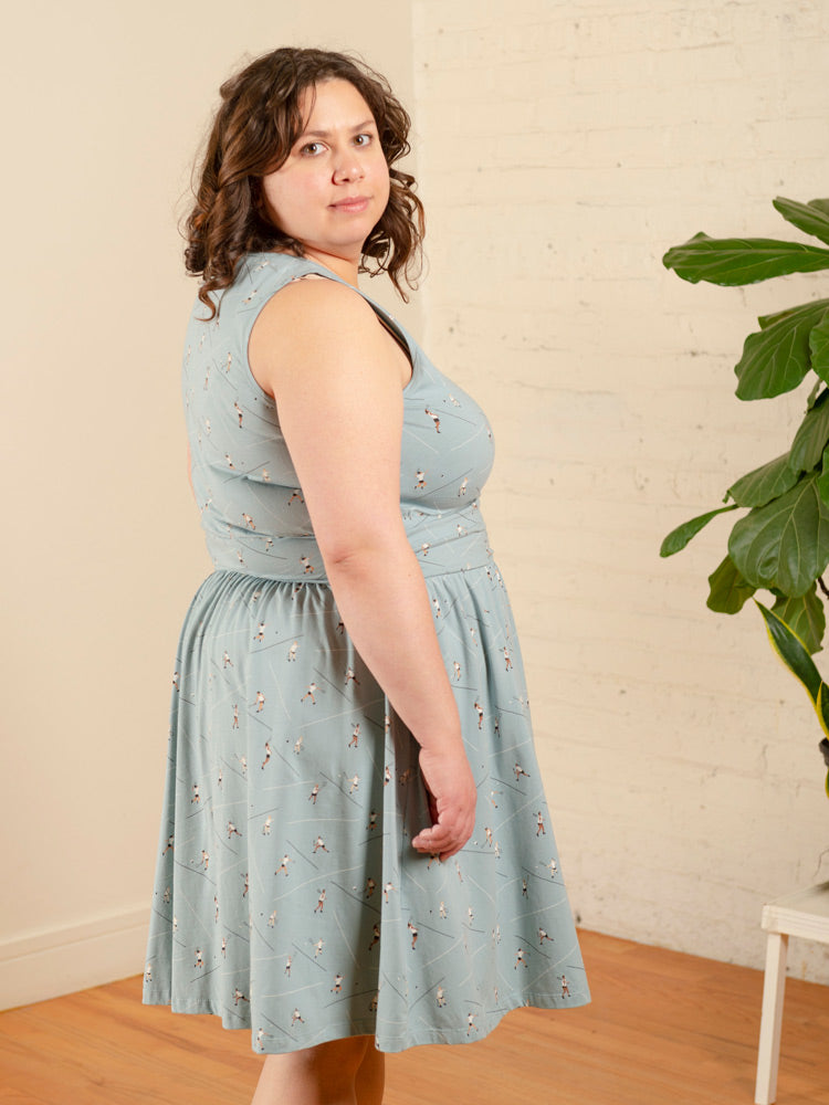 Asheville Plus Size Dress - Badminton Slate - Image 6