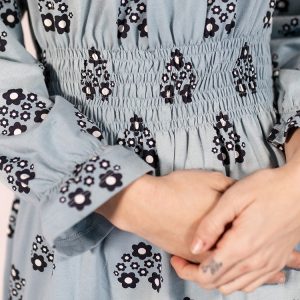 Juliet Mini Dress - Retro Slate - Image 5