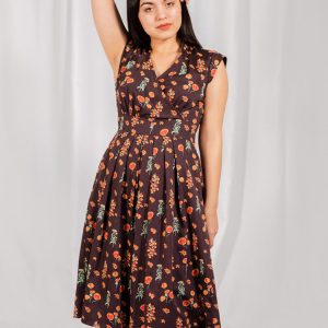 Lucille Dress - Botanical Dusk - Image 5