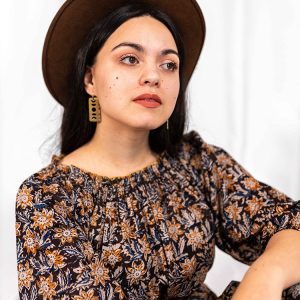 Marnie Dress - Sunflower Black - Image 6