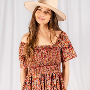 Teddy Midi Dress - Ruby Floral - Image 5