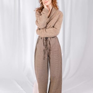 Emmy Drawstring Pant - Houndstooth - 图片 1