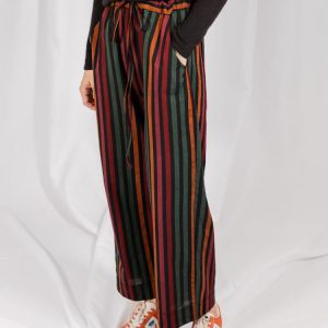 Emmy Drawstring Pant - Sunset Stripe - 图片 1
