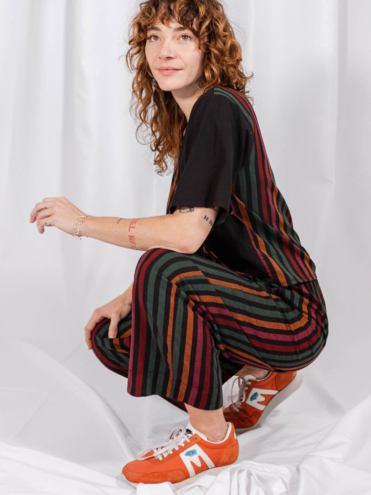 Winona Wrap Top - Sunset Stripe Mix - Image 5