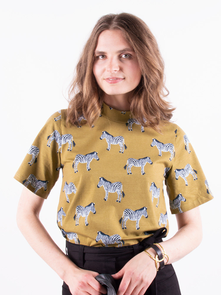 Eve Top - Zebra Green - Image 6