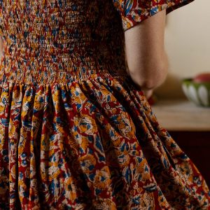 Teddy Midi Dress - Ruby Floral - Image 2