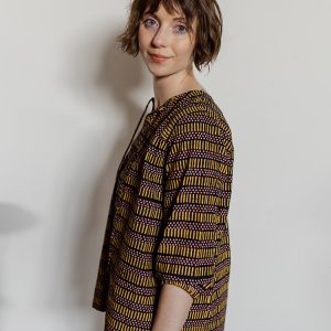 Devi Blouse - Dots And Dashes Yellow - Image 3