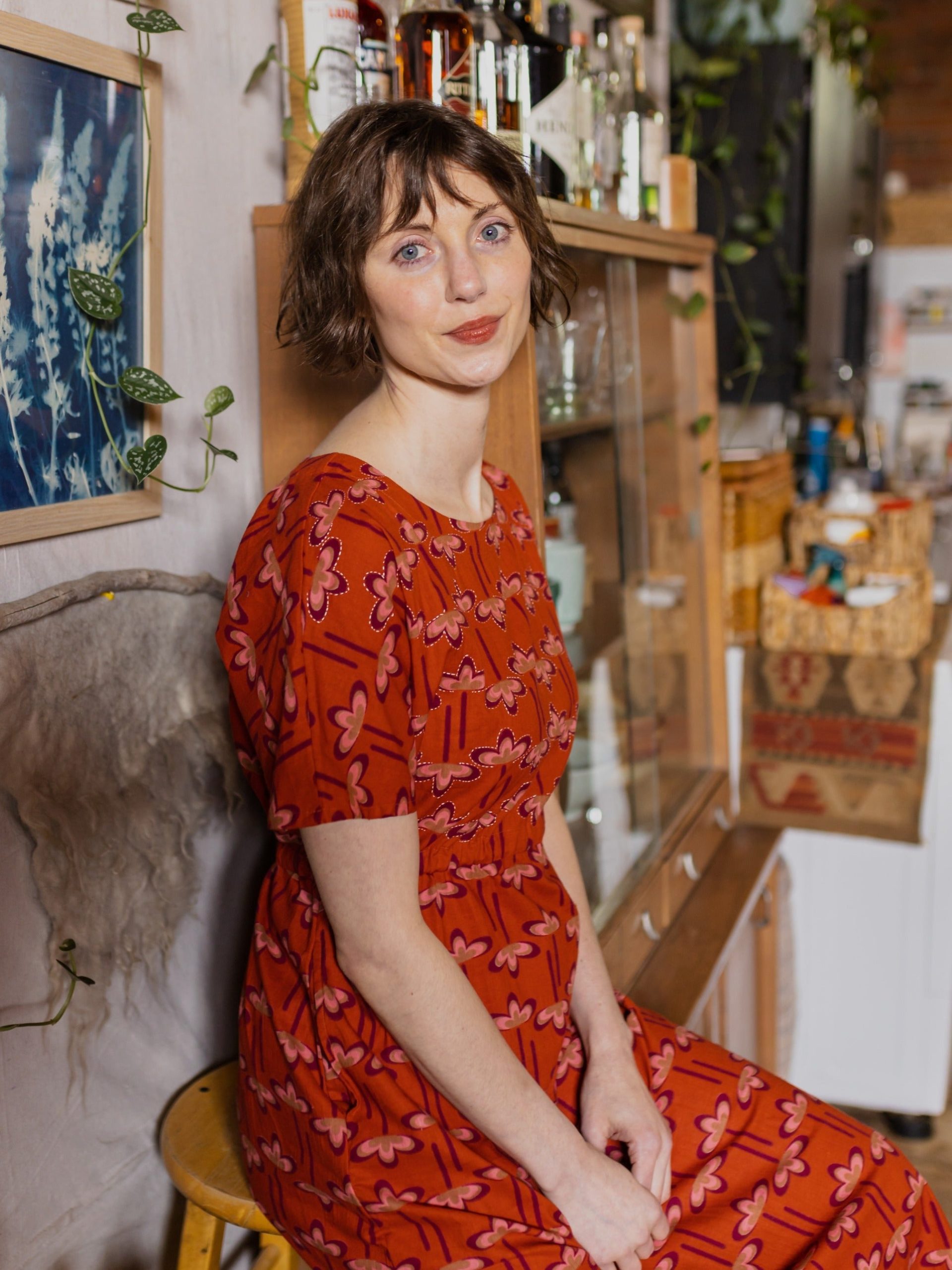 Aimee Maxi Dress - Mod Daisy Spiced Coral - Image 6