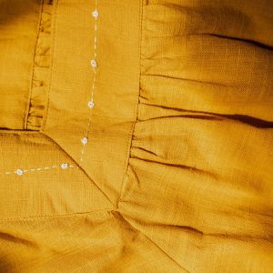 Alexis Plus Size Mini Dress - Turmeric - Image 5