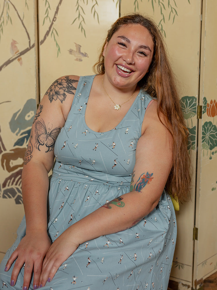 Asheville Plus Size Dress - Badminton Slate - Image 2
