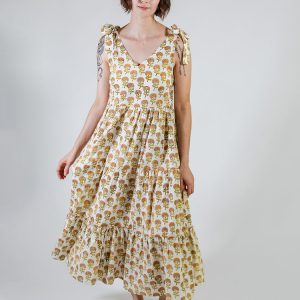 Lorelei Tiered Dress - Marigold - 图片 14