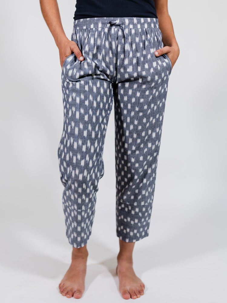 Miller Easy Pant - Blue Ikat - 图片 4