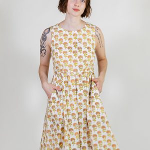 Sydney Sleeveless Dress - Marigold - Image 1