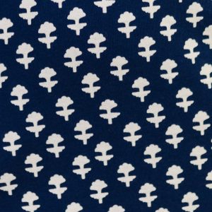 Katie Plus Size Wrap Dress - Micro Floral Navy - Image 4